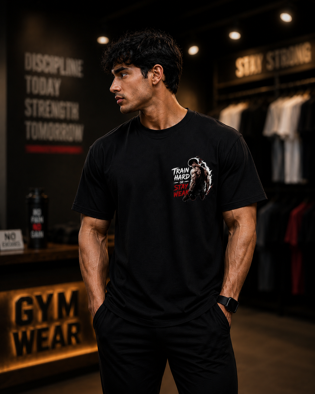 Beast Mode Oversized Tee - Elevate Your Gym Style!